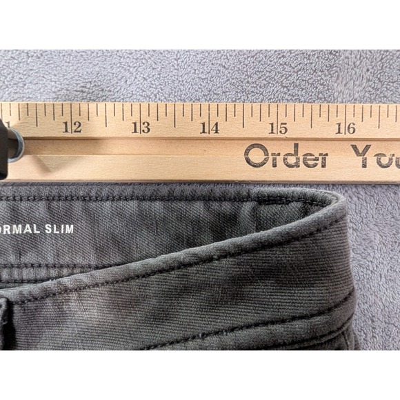 The Normal Brand Pants Slim Fit Stretch Comfort Terry 5 Pocket Gray Men's 31x30 - Picture 3 of 13